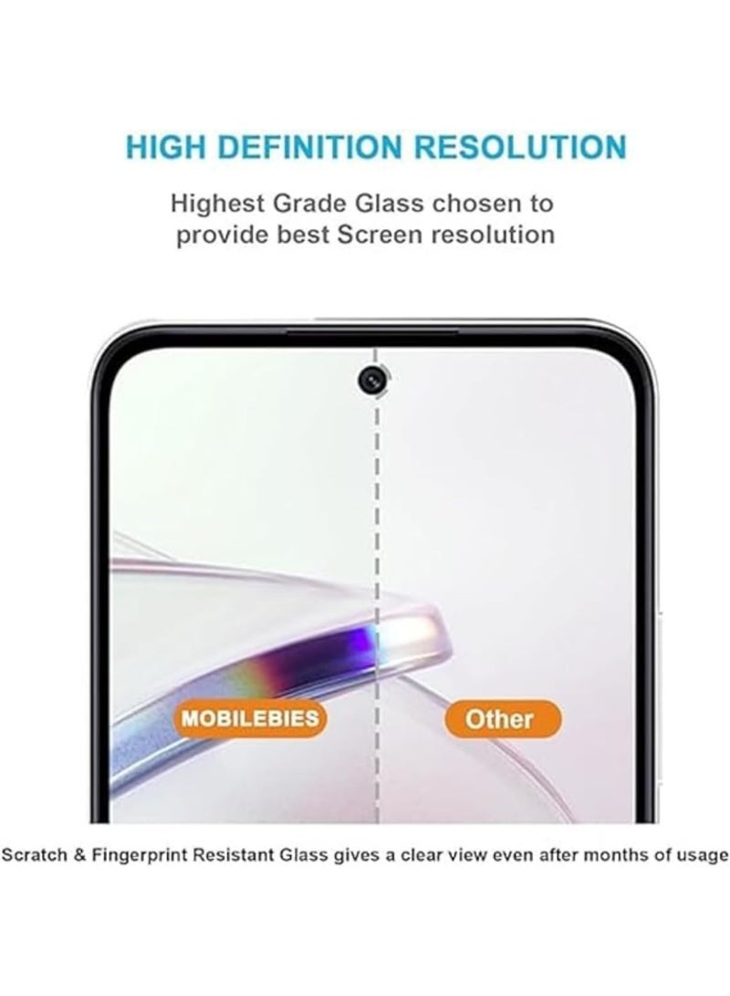 Tempered Glass Screen Protector For Honor X9D 5G – Black Frame, Anti-Dust ESD Technology, Scratch Resistant, Bubble Free Installation, HD Clarity - Image 4